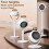 Warm Air Blower Adjustable Telescopic Floor-Standing Black 4