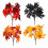 Artificial Maple Leaves with Berries 13.4" Yellow 4