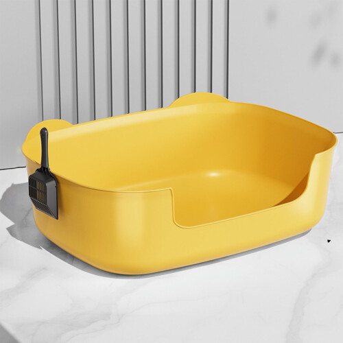 Bac à litière pour chat à bords hauts 40 x 29 x 14,5 cm 2