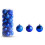 Christmas Ball Ornaments Set Glittering Shatterproof 6