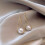 Sterling Silver Pearl Drop Earrings for Women 5