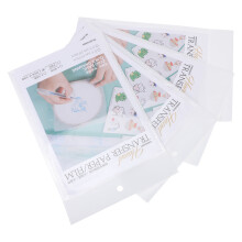 Transparent Water-Soluble Embroidery Film 16 pcs