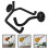 Guitar Wall Hanger Metal Horizontal Mount 1 Set 4