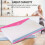Expandable Binder Pocket Organizer 11-Hole Plastic Envelope 4