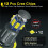 H8 Headlight Bulb 6000K 120W LED Angel Eyes Lights Canbus for  E60 E61 E63 X5 E70 X6 E71 E90 E91 E92 E93 M3 E89 E82 4