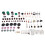 161 Pcs Electric Engraving  Drill Polishing Machine Variable Speed Rotary Tool Accessories for  3000 4000 2