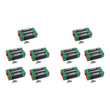 10X Steel HGH20CA 20Mm Linear Rail Guide Block for CNC Machine Parts Manufacturing Equipment