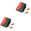 Referee Set Red Yellow Cards and Whistle 4pcs 1