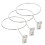 Basketball Display Bracket Wall-Mounted Hat Hook 3 pcs 1