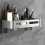 Wall-mounted bathroom shelf rustproof waterproof with hook 6