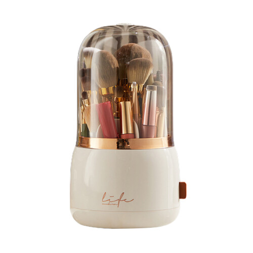 Makeup Brush Case with Transparent Lid 7 Grids 1