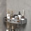 Wall-mounted bathroom shelf rustproof waterproof with hook 3