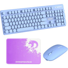 Wireless Keyboard and Mouse Combo with Bluetooth 5.1 and