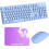 Wireless Keyboard and Mouse Combo with Bluetooth 5.1 and 1