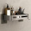 Wall-mounted bathroom shelf rustproof waterproof with hook 4
