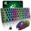 T61 Wireless Gaming Keyboard and Mouse Combo 61-Key Rainbow 1