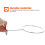 Basketball Display Bracket Wall-Mounted Hat Hook 3 pcs 5