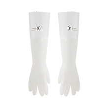 Dishwashing Gloves Reusable Waterproof Cotton Flock Non-Slip