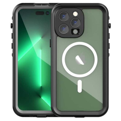 MagSafe case for iPhone 14 Pro Max transparent full coverage