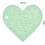 Silicone Heat-Resistant Placemat Heart-Shaped 4-Pack 5