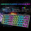 T61 Wireless Gaming Keyboard and Mouse Combo 61-Key Rainbow 3