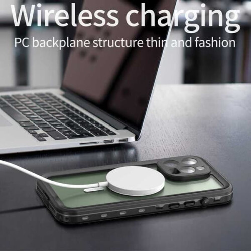 MagSafe case for iPhone 14 Pro Max transparent full coverage 1