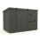11x7 Pent Composite Shed Tanalised (Single Door, No Windows) 2