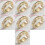 WEANT Women's 14k Gold Engraved Flower Ring 4