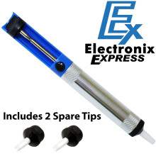 Desoldering Pump RoHS Certified with 2 Spare Tips