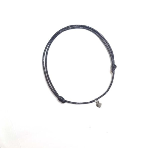 Adjustable ankle strap heart design one piece 1