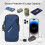 Phone Holder Armband Blue Crossbody Shoulder Strap 3