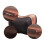 Massage pillow for neck and back brown 2
