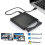 External CD/DVD Drive USB 2.0 Slim Black 2