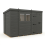11x7 Pent Composite Shed Tanalised (Single Door, With Windows) 2