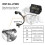 Motorcycle Tachometer Hour Meter LCD Display Waterproof 5