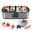 ogurt Maker with 8 Glass Jars, 1400ml Electric Yoghurt Maker Machine with Led Display, Adjustable Temp & Timer 1