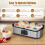 ogurt Maker with 8 Glass Jars, 1400ml Electric Yoghurt Maker Machine with Led Display, Adjustable Temp & Timer 3