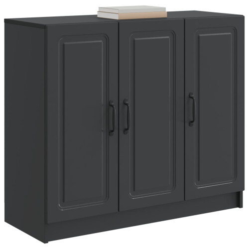 VidaXL vidaXL Sideboard Black 89 x 34.5 x 77 cm Engineered Wood 1