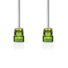 CAT7-netwerkkabel | S/FTP | RJ45 mannelijk | RJ45 mannelijk | 3,00 m | Snagloos | Rond | LSZH | Grijs | Etiket