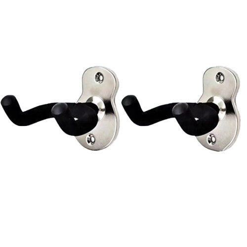Robuster Gitarrenwandhalter Silver 1