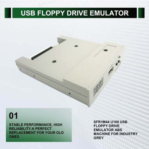 SFR1M44 U100 USB Floppy Drive Emulator ABS Machine voor Industrie Grijs 2