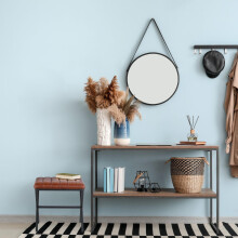 Kruk met kunstlederen bekleding