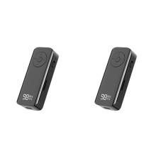 2X Bluetooth5.3 Sender-Empfänger 3,5 mm AUX Wireless Adapter Stereo für Kopfhörer TV PC Autolautsprecher mit Digitalanzeige