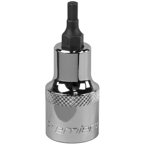 Sealey Sealey SBH016 Hex Socket Bit 4mm 1/2"Sq Drive