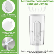 2X Fermentation Kit for Wide Mouth Mason Fermentation Jar,Pickling/Sauerkraut Kit for Mouth Mason Ja(Jars Not Included)