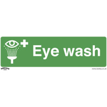 Worksafe SS58V1 Safe Conditions Safety Sign - Eye Wash - Self-Adhesive Vinyl