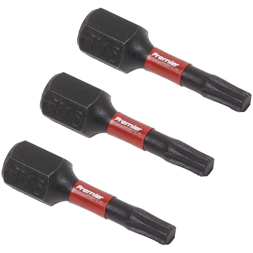 Sealey Ak8216 Trx-Star* T15 Impact Power Tool Bits 25Mm - 3Pc