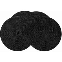 Round Cotton Placemats Heat Slip Resistant 4 or 8 Pack
