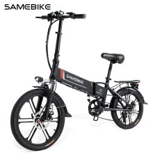 SAMEBIKE 20LVXD30 Faltbares E-Bike,Faltbares Design,18650 Lithium-Akku,Shimano 7-Gang