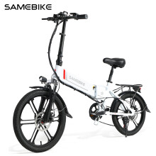 SAMEBIKE 20LVXD30 Faltbares E-Bike,Faltbares Design,18650 Lithium-Akku,Shimano 7-Gang